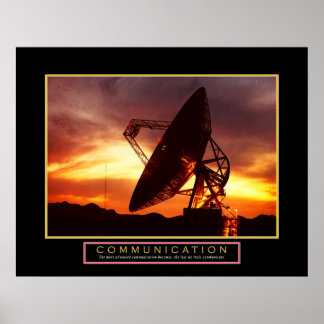 Motivatie Poster "Communicatie" 22x28