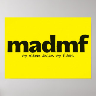 Motivatie Poster - Mijn acties bepalen mijn toekom