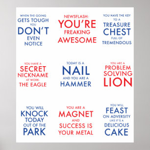 Motivatie poster om schimmelheid te inspireren