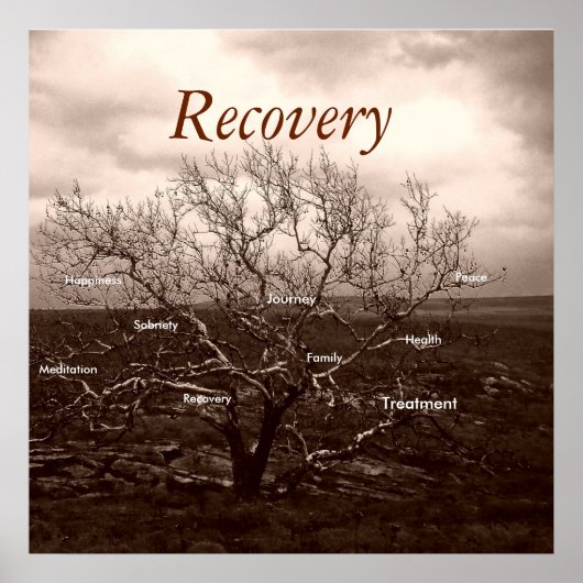 Motivatie Poster voor genezing (Voorkant)