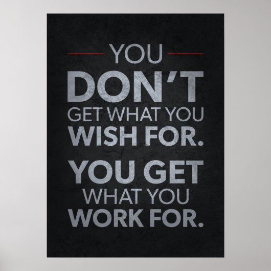Motivatie Poster voor resultaat (Voorkant)