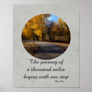 motivatie poster zen quote op natuur foto