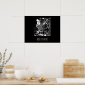 Motivatie prestatie Tiger Poster Print (Keuken)
