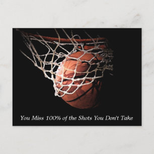 Motivatie prijsopgave Basketball Briefkaart