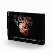 Motivatie prijsopgave Basketball Fotoblokken (Rechts)