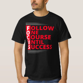 Motivatie prijsopgave voor Focus Typography T-shirt