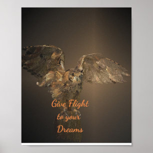 Motivatie prijsopgave voor vogels geeft licht aan  poster