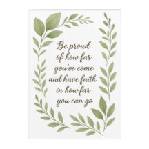 Motivatie Quote Acryl Wandkunst
