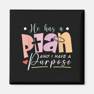 Motivatie quote Christelijk hij heeft een plan dat Magneet