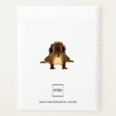 Motivatie Quote Eekhoorn Leuke Witte Naam 2026 Planner (Achterkant)