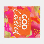 Motivatie Quote Inspirerend Abstracte Blanket Fleece Deken (Voorkant (Horizontaal))