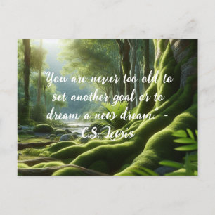 Motivatie Quote Natuur Geïnspireerd Briefkaart