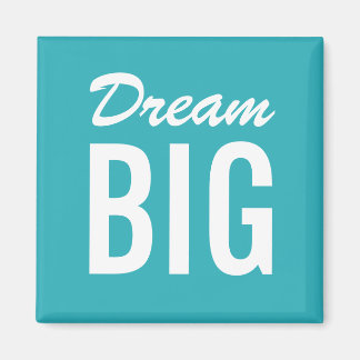 Motivatie Quote Turquoise minimalistische magneet