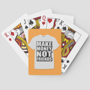 Motivatie quote typografie pokerkaarten