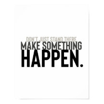 Motivatie quote Typografie staat niet alleen op zi