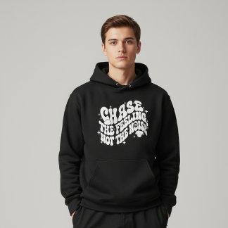 Motivatie Quote Typography Hoodie