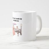 Motivatie quotes T-shirt Extra Grote Beker (Voorkant rechts)