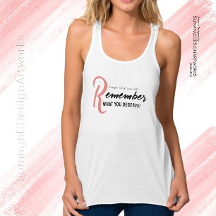 motivatie Rood Zwart Typografie T-shirt