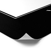 Motivatie sjabloon verticale rand stijl poster (Hoek)