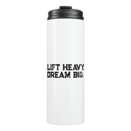 Motivatie slogan thermosbeker (Voorkant)