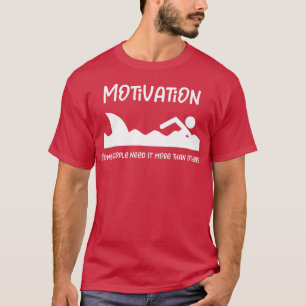 Motivatie Sommige mensen hebben meer grappige haai T-shirt