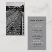 Motivatie Speaker Life Coach Visitekaartje (Voorkant / Achterkant)