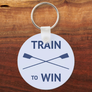 Motivatie sportieve offerte roeiers sleutelhanger