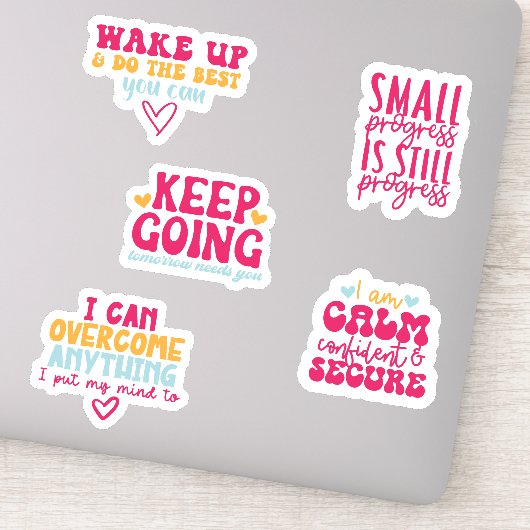 Motivatie sticker bundel voor geestelijke gezondhe (Detail)