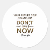 Motivatie Sticker – Niet stoppen met citeren – Fut (Voorkant)