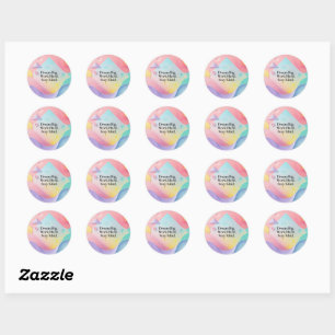 Motivatie sticker set – "Droom groot. Werk hard.