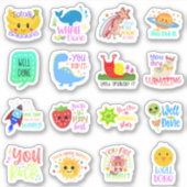 Motivatie Sticker voor studenten (Voorkant)