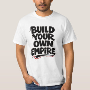 Motivatie Succes Mentaliteit Typografie T-shirt