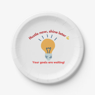 Motivatie succes papieren bordje
