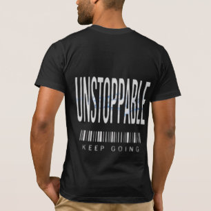 Motivatie T-shirt Doorzetten Focus Droom Groot