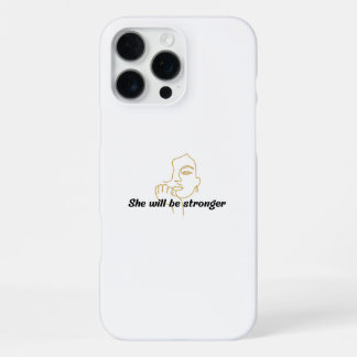 Motivatie telefoon Hoesje voor vrouwen iPhone 16 Pro Max Hoesje