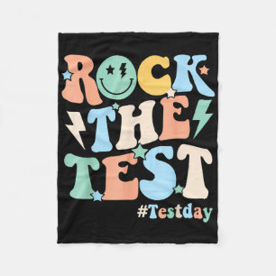 Motivatie test op de testdag herhalen fleece deken