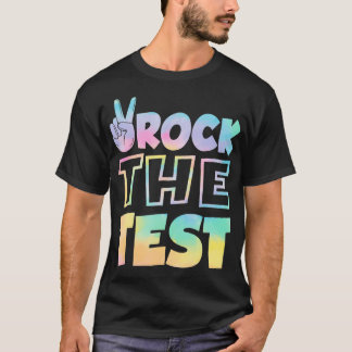 Motivatie test op de testdag herhalen t-shirt