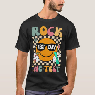 Motivatie test op de testdag herhalen t-shirt