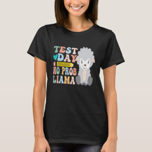 Motivatie test op de testdag herhalen t-shirt
