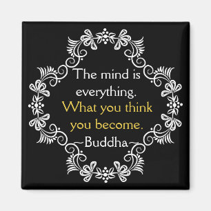 Motivatie Thoughts Buddha Quote Magneet