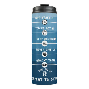 Motivatie tijdmarker waterfles hydratatie thermosbeker