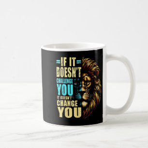 Motivatie training fitness citaten Lion Koffiemok