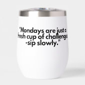 Motivatie Tumbler - Snip langzaam (Voorkant)