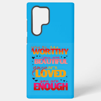 Motivatie typografisch ontwerp samsung galaxy hoesje