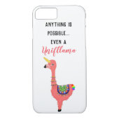 Motivatie Unifllama: Eenhoorn-Flamingo-lama Case-Mate iPhone Case (Achterkant)