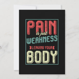 Motivatie van loopbaan Gym Trainer Gym Coach Weigh Kaart