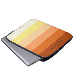 Motivatie verloop met aangepaste naam - laptop sleeve
