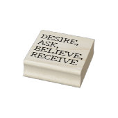 Motivatie verpakking 	rubberstempel (Stempel)