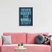 Motivatie verpakte canvasprint canvas afdruk (Insitu (Woonkamer))