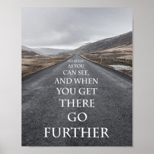 Motivatie verwezenlijking en doelstellingen poster